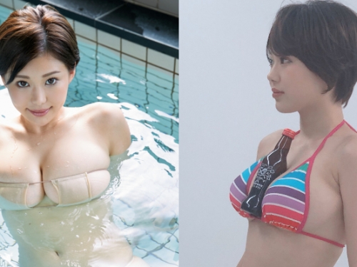 以為自己只有F但其實是H！巨乳嫩妹「山本ゆう」低估自己很能夾的身材