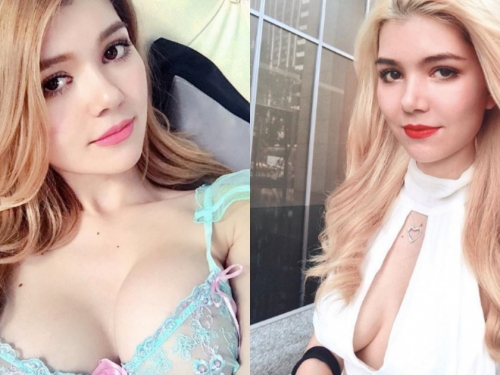 E奶人妻「Kimberlly」辣度爆表，透視的蕾絲衣「巨乳胸型好明顯」！