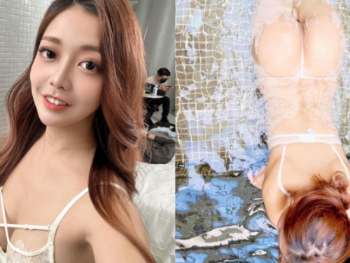 美臀一姊「朱禹潔」九年如一，「蜜桃出水」依然頂級欠摘！