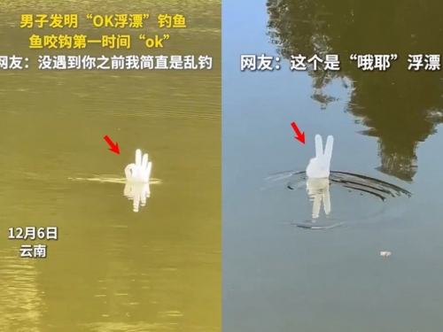 自製「手勢浮標」竟百發百中！ 網友直呼：哪裡買？