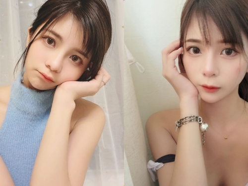 正妹「小米恩Mina」低胸辣照好吸睛，「童顏臉蛋」表情超無辜！
