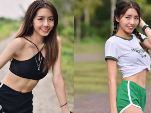 「大馬正妹」騎單車炸「性感腹肌線」，甜美笑容讓人瞬間戀愛！