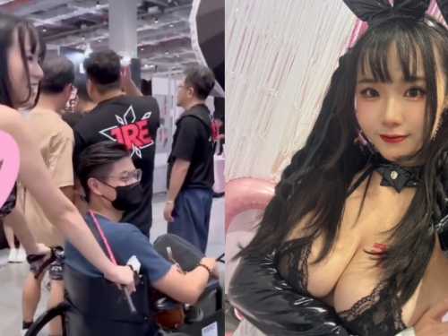 Angela寶7在TRE現場幫粉絲推輪椅：我會讓你其他地方站起來