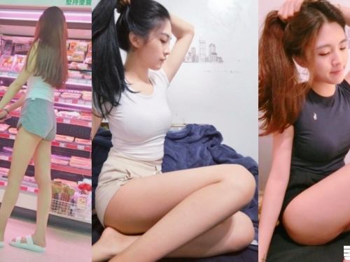 衝一波！超市出現「逆天長腿」＋「渾圓美乳」的天菜正妹，雙重爆擊根本開外掛呀！