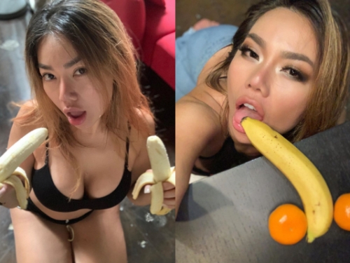 狂野妹「挑戰禁忌尺度」場面超失控　網友：不要玩食物！有本事衝我來～