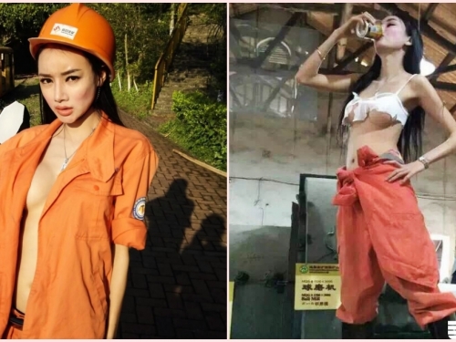 這太猛！工地爆乳姐妹「露奶球喝酒」引Line瘋傳！大尺度「兇悍肉體」畫面沒有極限…