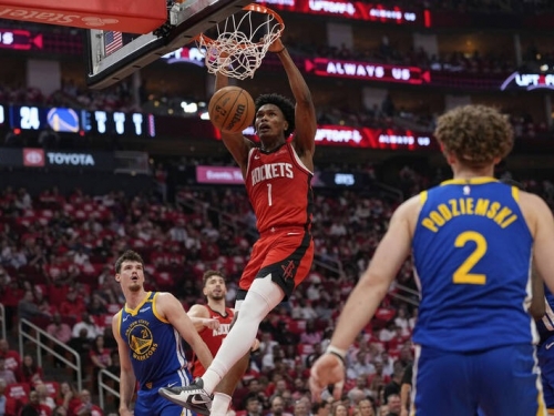 NBA季後賽》痛宰勇士！火箭22歲小將創稀有紀錄 齊名4大傳奇