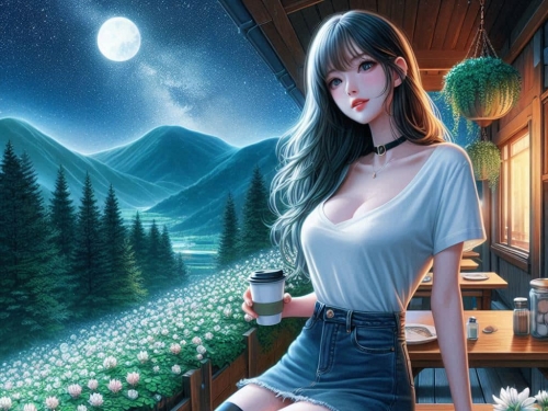 It's time for Xiangxiang's coffee again