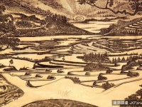 一支放大鏡一顆太陽，他將日燒木板畫