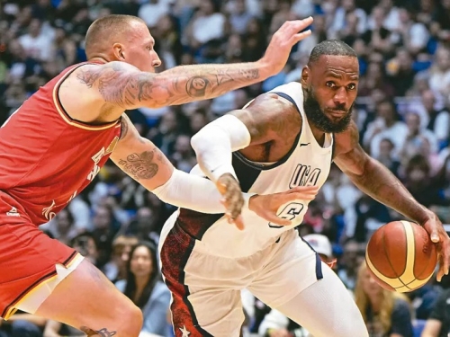 奧運籃球》詹皇保住美國隊熱身賽不敗 哈勒戴：他扛起球隊