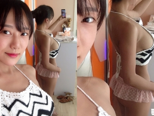 放大發現亮點！原來是「慾女系奶妹」，側乳霸氣外露還有綑綁M屬性！