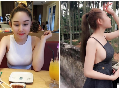 正妹兇猛側乳「完整外露」　臉書「大尺度露奶照」超噴火！