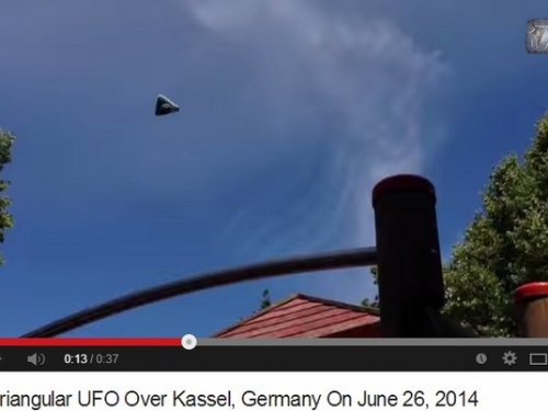 好像洋芋片　神秘「三角飛行體」掠過德國上空　