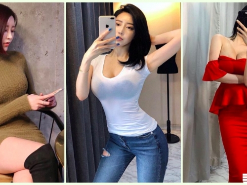 好銷魂！「爆乳挺胸妹」E奶視角有夠胸猛！極緻誘惑的「白皙美乳」太性感了...