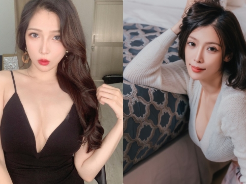 超美巨乳校花「米可」對網友暈船，「用奶貼玻璃」性感挑逗...