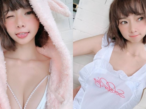 童顏長腿妹「優寶」化身超萌爆乳兔兔，甜問粉絲：要收服這隻兔寶嗎？