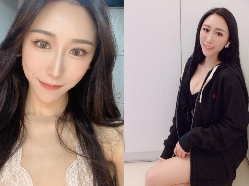 穿超辣短褲的正妹「馮馮feng」，「白嫩美腿視角」超誘惑！