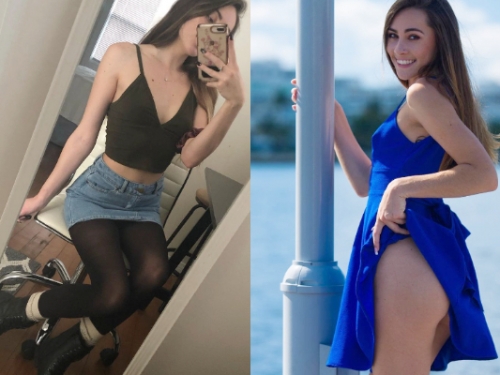 小奶也是奶！暗黑女神「A級貧乳」不自卑　靠渾圓挺翹蜜桃臀成功逆轉勝