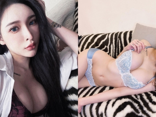 躺著這麼大！「超兇美乳妹」躺平美胸快溢出，男友視角讓網友都快受不了！