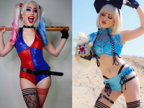 性感小丑女上線！正妹Coser妝髮神還原　配上浮誇又挑釁表情根本欠調教