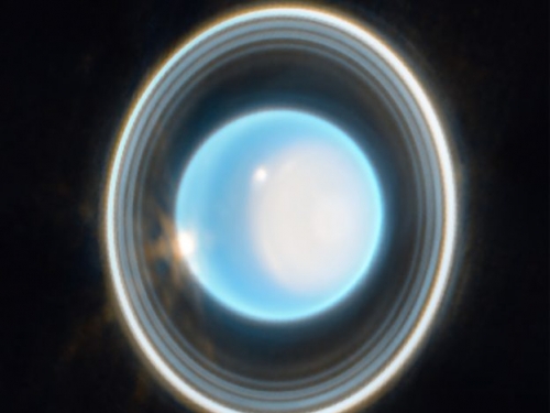韋伯望遠鏡強大新照，揭開天王星數道清晰環