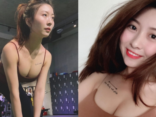 超正「雙胞胎姐妹」身材一樣火辣　網友：要看胸口刺青才能分