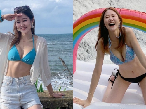 美國華盛頓大學「美乳台灣妹」比基尼照太兇猛，飽滿弧度＋腹肌蠻腰好強大！
