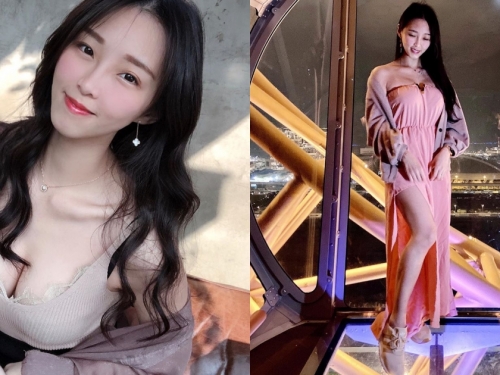 巨乳小公主「Stella Cai」爆乳洋裝登澳門摩天輪，兇猛Ｅ罩杯讓夜景相形失色！