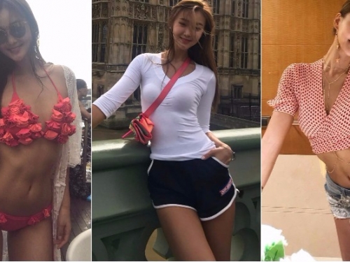 性感姐姐自備「渾圓乳球」凶狠上台，「乳波發威」強力掃射…觀眾席要小心啦！