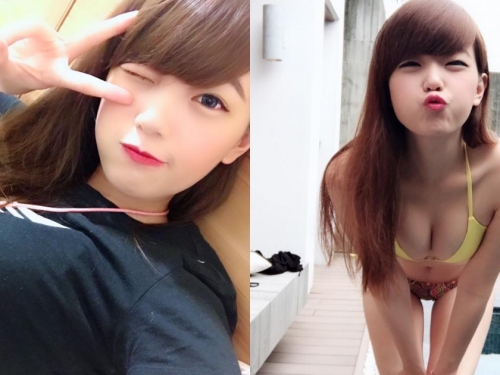 嘴巴嘟嘟胸前也嘟嘟～甜美可愛SG「Penny洪佩佩」比基尼瞬間切換性感模式！