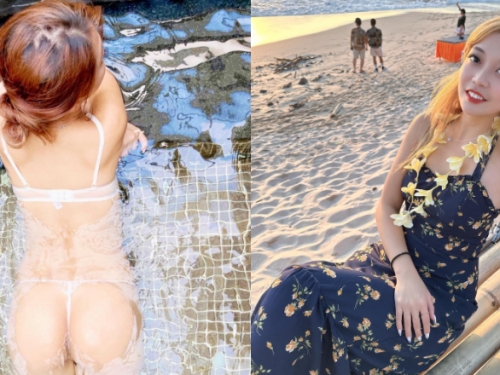 夠翹才能這樣！美尻一姊「朱禹潔」渾圓蜜桃率先浮出水面