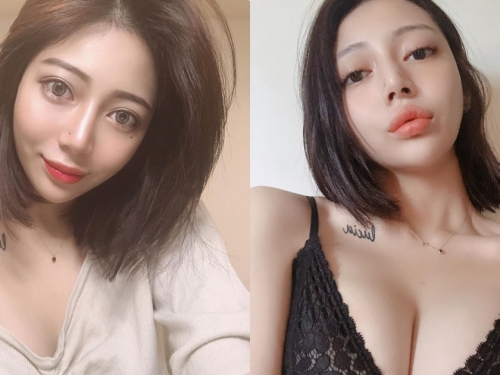 大眼正妹「Elaine菱」低胸視角好強大，迷人美乳展現超火辣魅力！