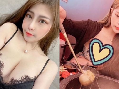 沒穿內衣？粉絲破 81 萬！G 奶辣模「Yumi.K」吃火鍋穿搭太誘人...網友：都快掉出來了