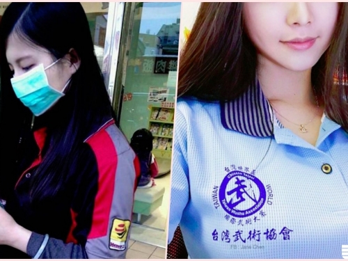 跪求認識！汽車精品「正妹店員」原來是個巨乳妹！網：那麼大的「車頭燈」怎麼賣...