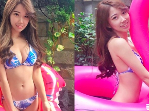 這個笑容我可以！巴雷女孩「廖子萱」抱大鳥太性感，讓人一秒就想歪！