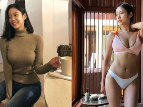 性感辣模「峰不露」貼身上衣曲線畢露　明明包緊緊卻讓人褲子緊緊的