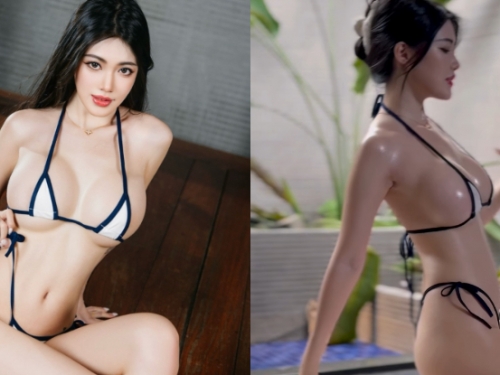 巨乳尤物「陳仙」超猛花絮曝光，「美體抹油」辣到全民失控
