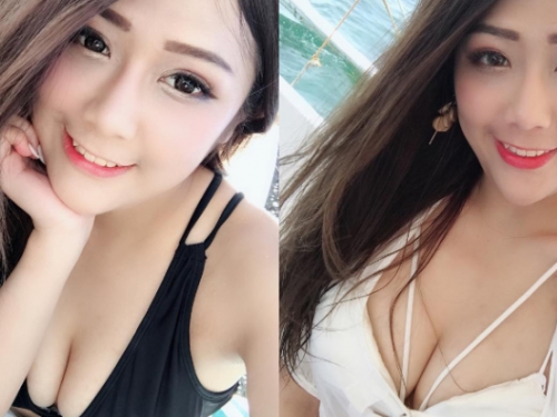 火辣性感聖眼！維納斯眷顧的漂亮妹子「藤藤」，雙峰緊夾讓人好亢奮！