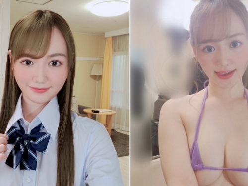 雪國妖精！　F罩杯俄羅斯混血美少女「安娜」AV出道！