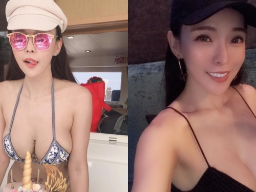 最辣的生日趴踢！「牛奶兒」遊艇上火辣慶生中，「美乳圓潤」都比蛋糕大啦！