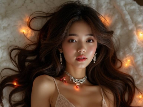 Seductive look of a girl