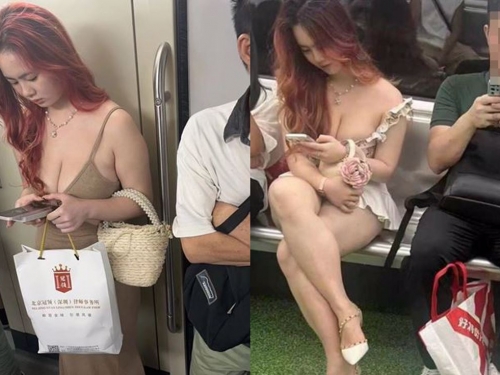 搭車驚見「核彈級」女網紅 網友神出本尊嚇：剛滿18歲？