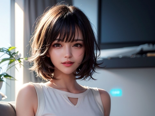 AI Generation ~ Chris-short hair girls