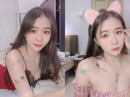 甜美嫩妹「看似清純其實很騷氣」，房間展現「火辣年輕胴體」！