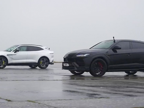 [影]地表最速SUV爭霸戰！Aston Martin DBX 707 和 Lamborghini Urus 在直線上拼個輸贏