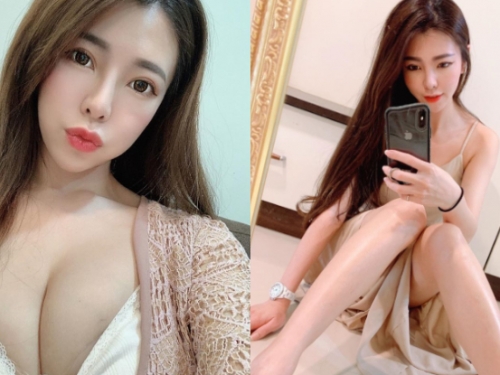 美乳福利社！「雅妮Yanini」翹彈紅唇太欠親，傲人乳量狂擠濠溝造就壯觀美景！
