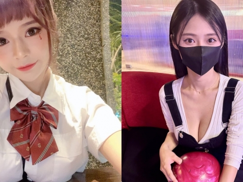 美巨乳校花「謝夏天」在教室使壞，「超誘惑翹臀」姿勢太邪惡！
