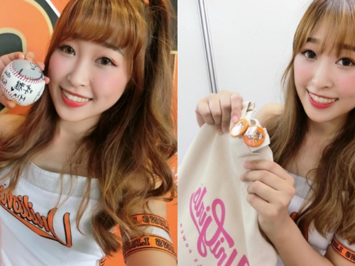 啦啦隊甜美活力正妹「咪雅」，親切笑容帶給你陽光的一天！