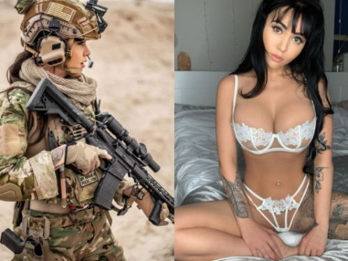 絕對武力！「特種女兵」軍裝下暗藏胸器　卸下裝備「肉彈威力」全面釋放