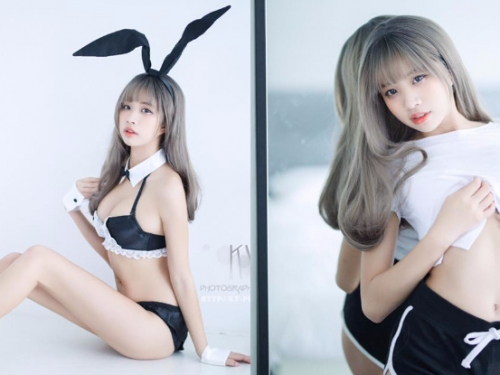 這根本是在犯罪！「甜軟爆乳小隻馬」化身兔女郎魅惑你的視神經！